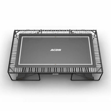 Acon X trampoline 42 super stretch springs assembled to the trampoline