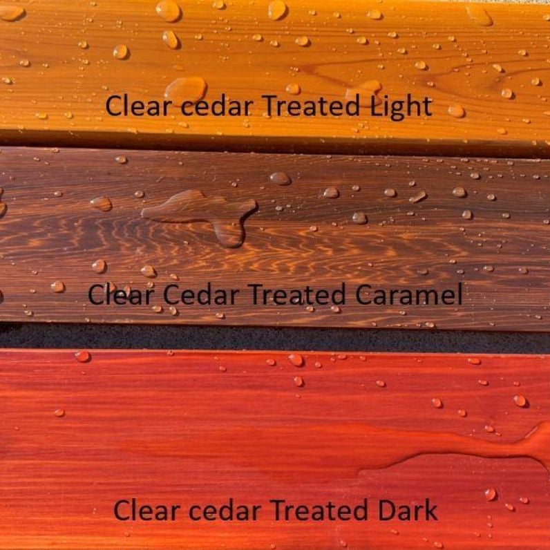 Customized Back Royal Adirondack Chair - Three finish clear cedar