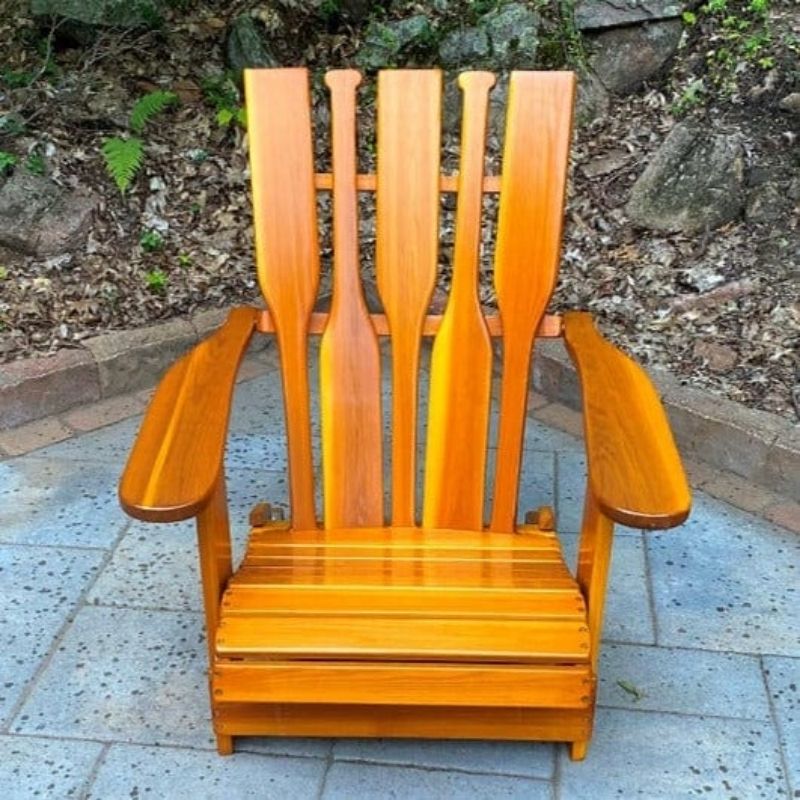 Customized Back Royal Adirondack Chair - Paddle Back Glossy