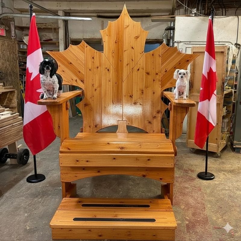Maple Leaf Giant Chair