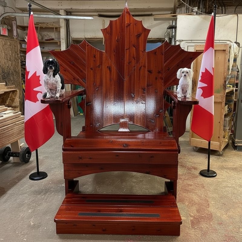 Maple Leaf Giant Chair