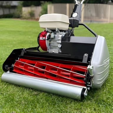 X20 Rolux Reel Mower Front View without grass catcher
