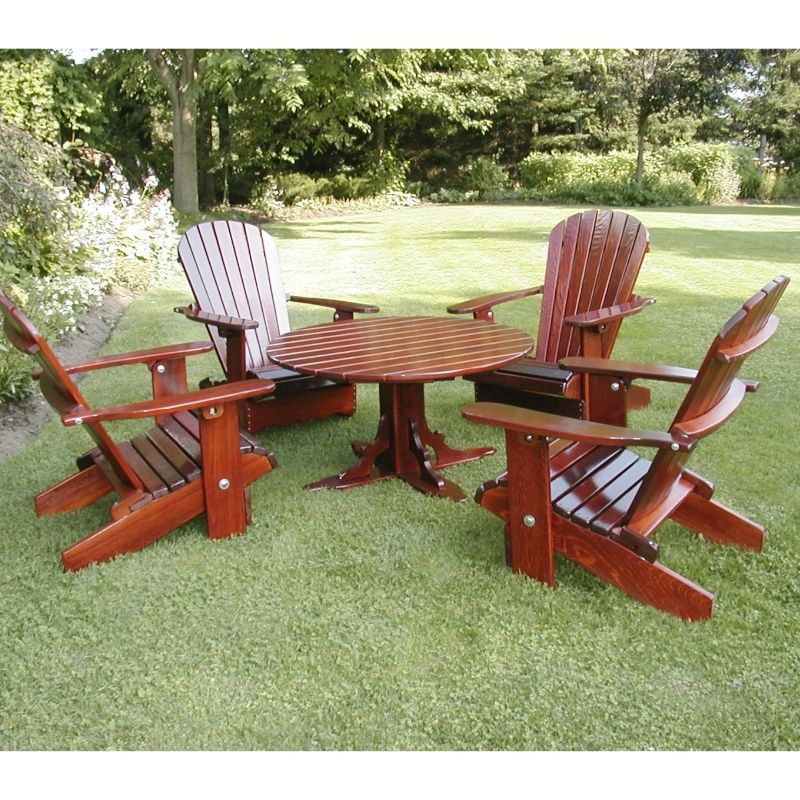 Royal Picnic Set for 4 - Glossy finish outdoor with grass and trees