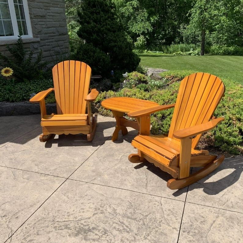rocking adirondack chairs