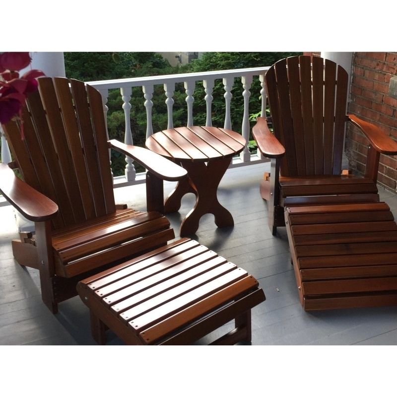 Royal Complete Patio Set chairs and table on a balcony
