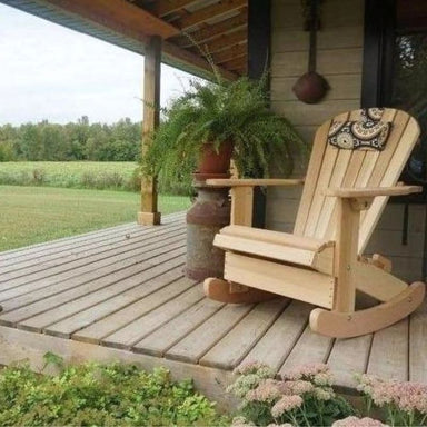 rocking adirondack chair