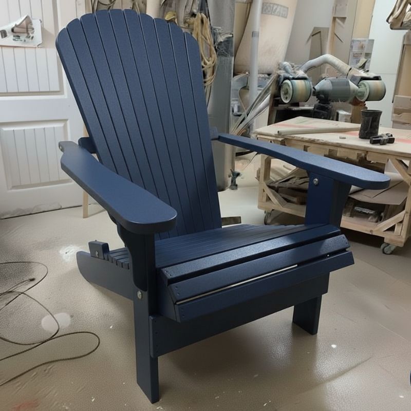 Traditional Giant in a workshop setting - poly luxe - patriot blue