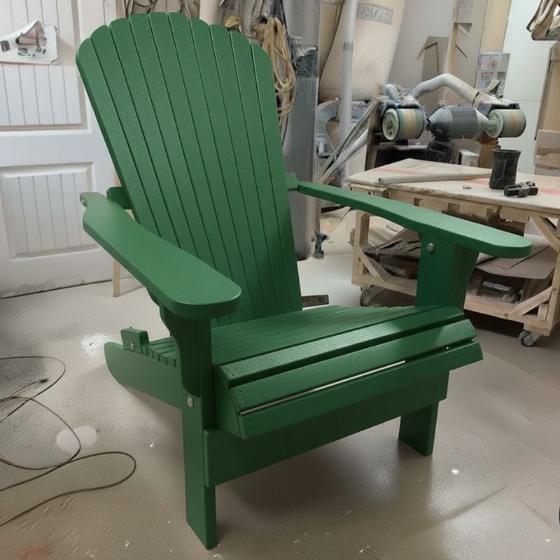 Traditional Giant in a workshop setting - poly luxe - turf green
