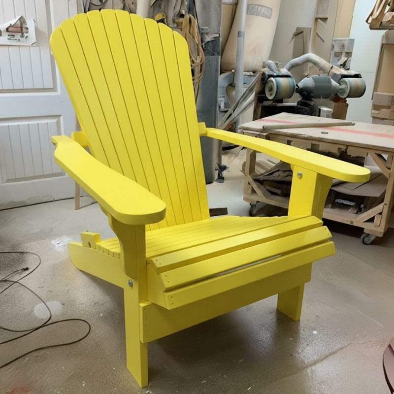 Traditional Giant in a workshop setting - poly luxe - yellow