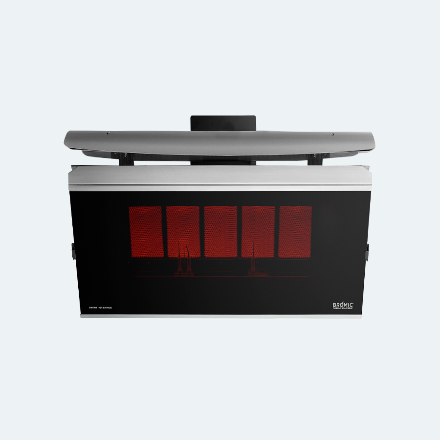 Bromic Platinum 500 Gas Fired Heater with Heat Deflector
