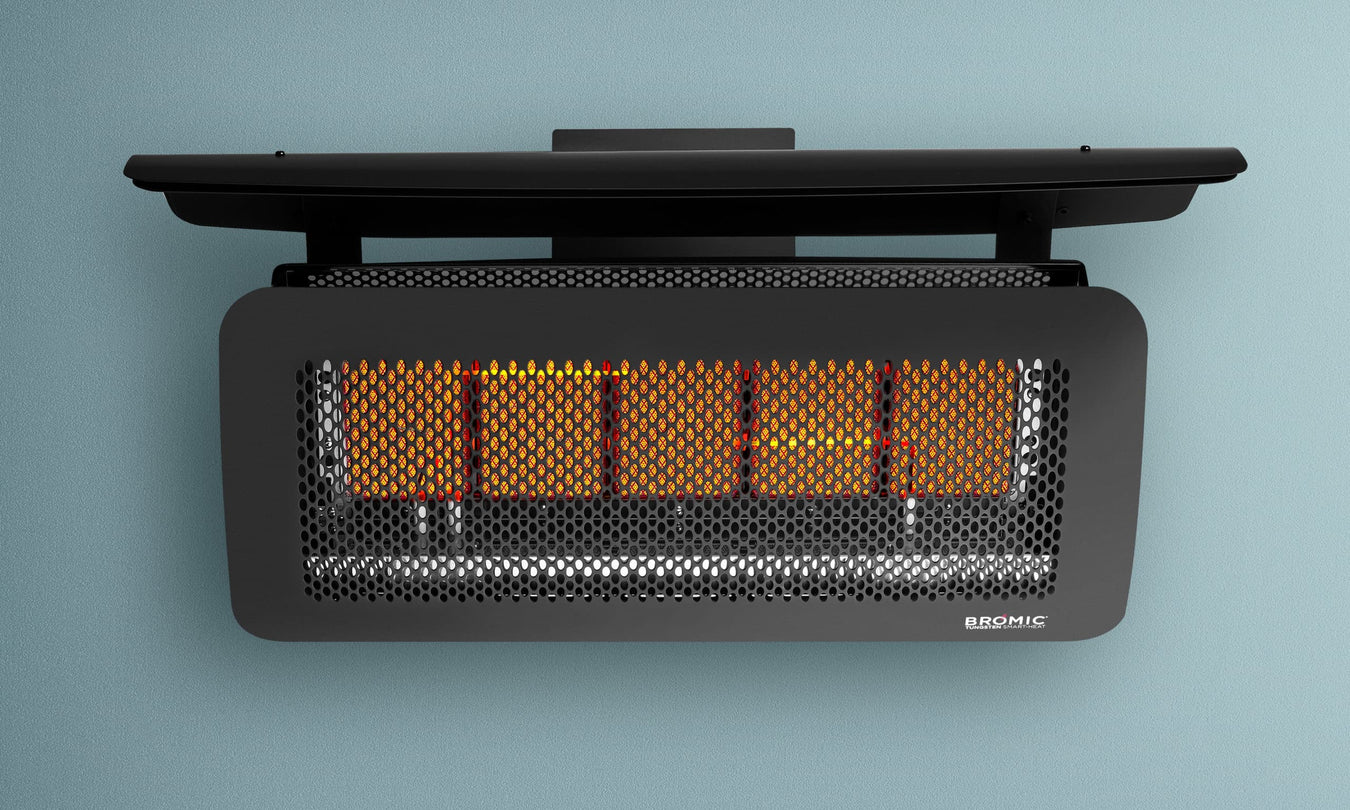 Bromic Tungsten 500 Gas Heater with Heat Deflector