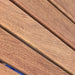 Close-up of Brazilian Walnut with a visible grain pattern
