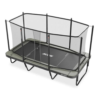 ACON 16HD Pro Rectangular Trampoline with Net and Ladder - Clean landscape view