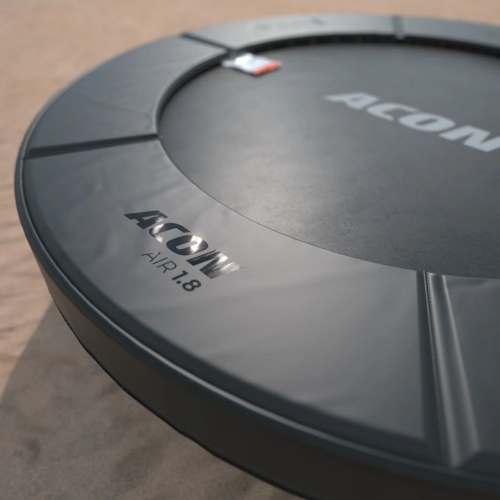 ACON Air 2022 1,8m Trampoline Black Edition - in details close up view