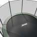 ACON Air 4.3m Trampoline with Standard Enclosure top view.