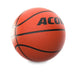 Product image of the orange, pro-style Acon Basketball for the Trampoline Hoop, shot against white.
