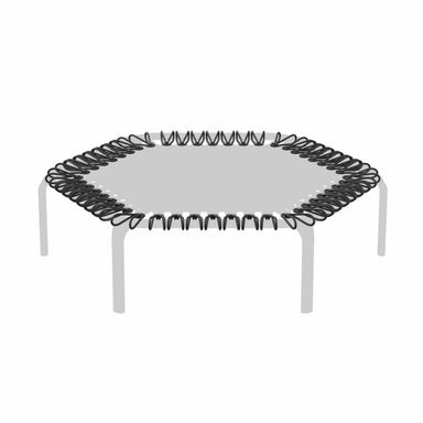 ACON FIT trampoline on a white background with the bungees highlighted