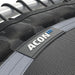 ACON Fit 1.12m Round Rebounder White Fitness Trampoline with Handlebar - Close View ACON Logo
