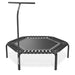 ACON FIT 1,41 m Trampoline Hexagon with Handlebar, Black.