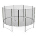 ACON Standard Enclosure attached to the trampoline.