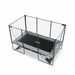 ACON X 17ft Rectangular Trampoline with Net and Ladder, Light Grey.