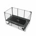 ACON X 17ft Rectangular Trampoline with Net and Ladder, Black.