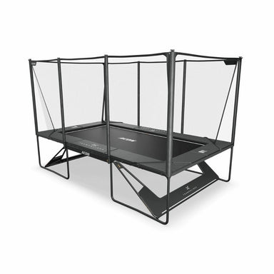 ACON X 17ft Rectangular Trampoline with Net and Ladder, Black. & 10111-X-BL