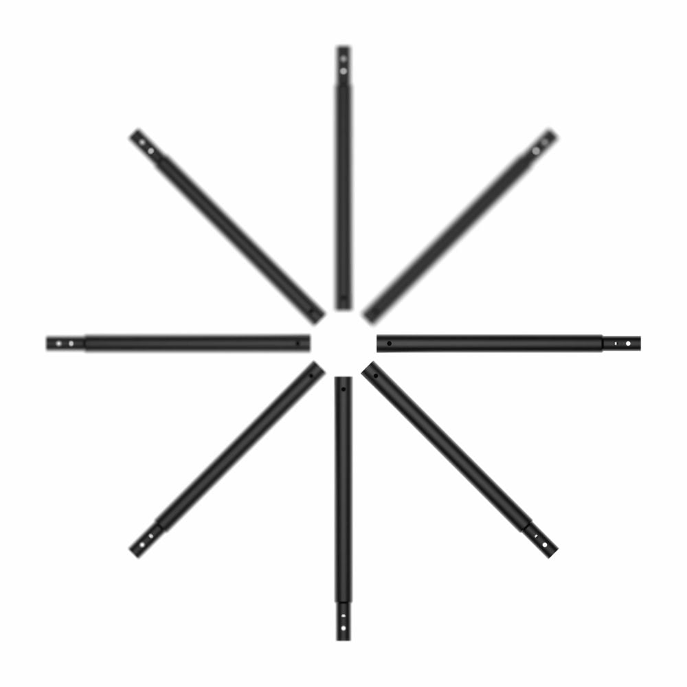 Eight Acon X Height Kit tubes placed like a star shape.