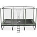 ACON 16 HD Trampoline with enclosure and ladder.