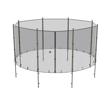 ACON Standard Enclosure for ACON Air 4.6m Round Trampoline Clean Landscape View