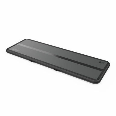 A Black Edition Acon Airtrack 10ft Tumbling Mat product image against a white background from the side
