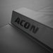 A close up of the Black Acon logo on Black Edition ACON Balance Beam