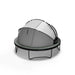 Acon trampoline tent on trampoline doors closed
