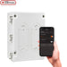 Affinity Smart Heat On Off Controller with smartphone app interface on a white background