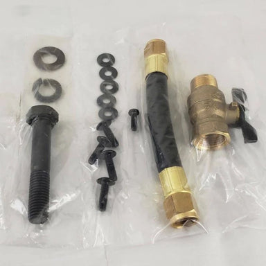 Bolt & Screw Set Incl 6” Short Hose - Top View