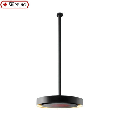Eclipse Electric Radiant Heater with 48 inch  Single Pole Ceiling Mount