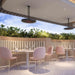 Eclipse Electric Patio Heater at Restaurant Patio