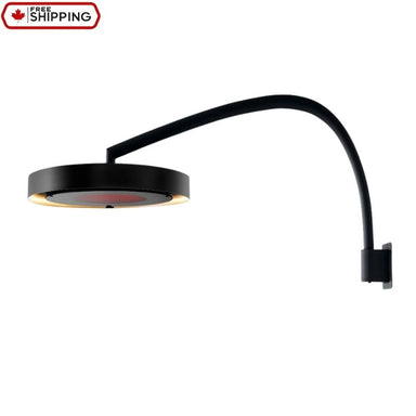 Eclipse Electric Radiant Heater with Wall Mount Bracket