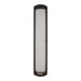 Bromic Front Cover For Tungsten Smart-heat Electric - Clean front view - black