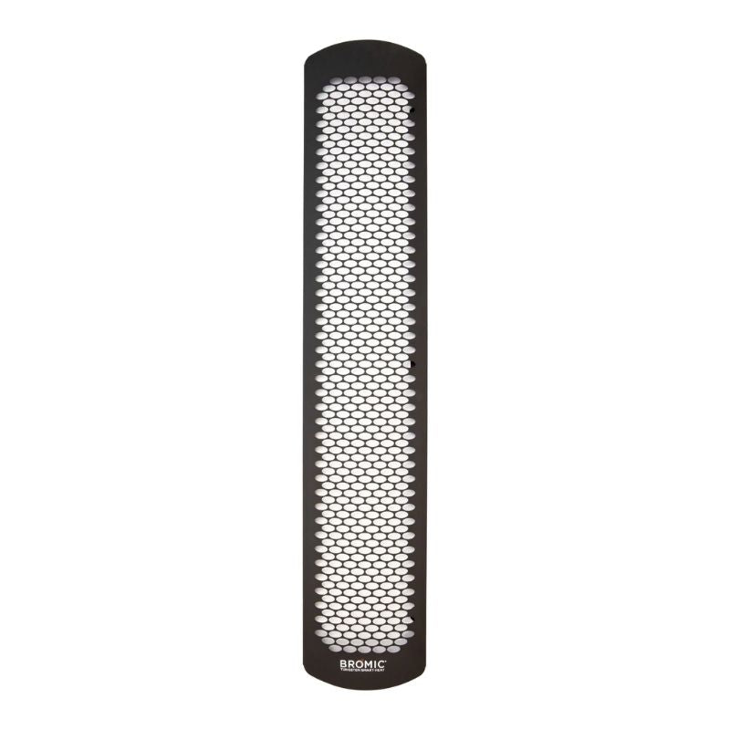 Bromic Front Cover For Tungsten Smart-heat Electric - Clean front view - black