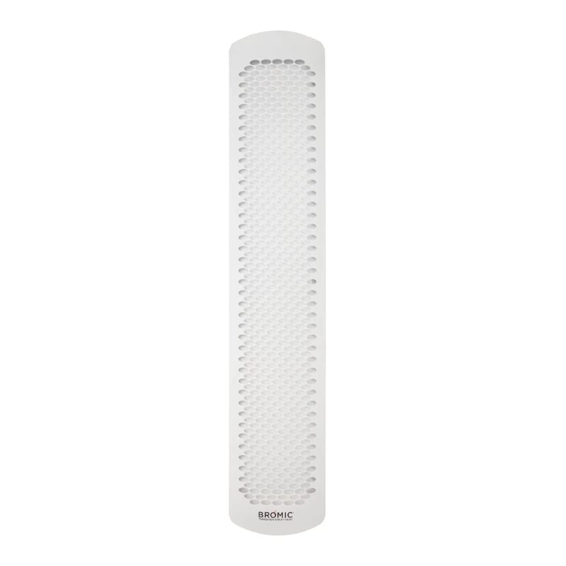 Bromic Front Cover For Tungsten Smart-heat Electric - Clean front view - white