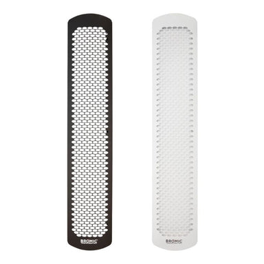 Bromic Front Cover For Tungsten Smart-heat Electric - Clean front view black and white cover