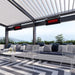 Platinum 500 Gas Radiant Heater installed on Patio