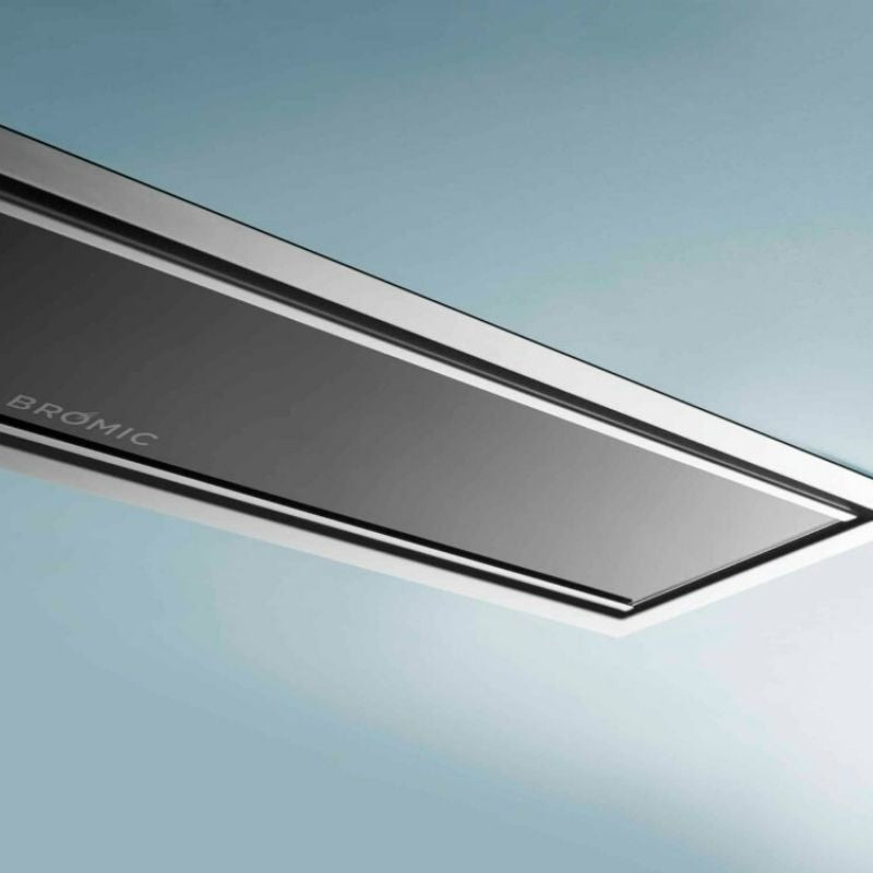 Stylish Bromic Black Front Platinum Electric Radiant Heater mount in ceiling
