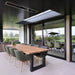 Installed in patio area