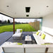 Installed outdoors and green grass