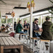 Installed restaurant outdoor setting