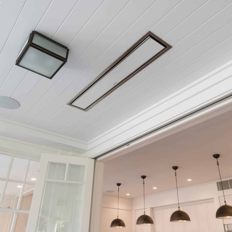 White face platinum electric mounted in ceiling with recess kit