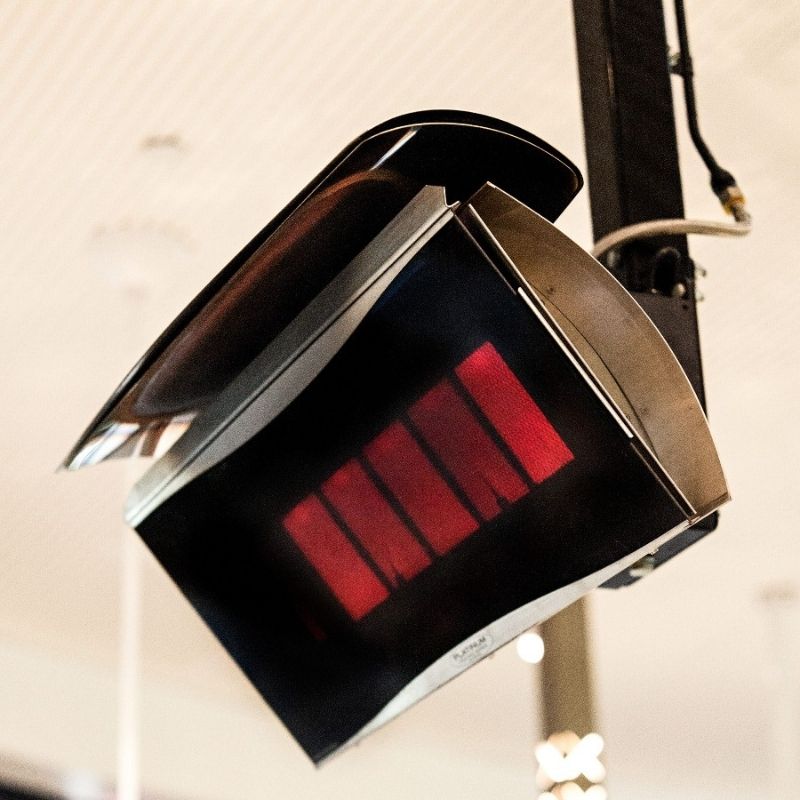 Heat Deflector on Platinum Gas Heater