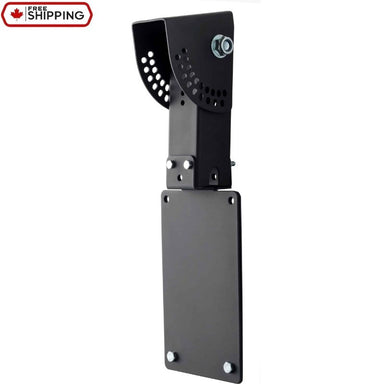 Clean view adjustable mount bracket in black
